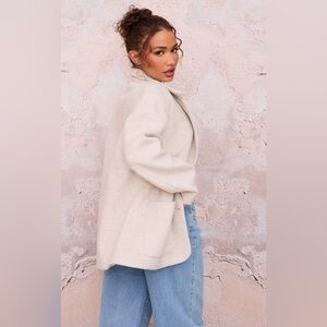 PrettyLittleThing Petite Oversized Longline Blazer